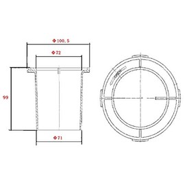 TOTO Bathroom Parts/Repair Products Drain Metal Seal Water Bottle [EKXA001]