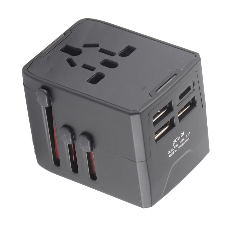 Universal Travel Adapter International Plug Power Converter Multi Outlets