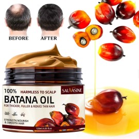Crema de aceite de batana para el crecimiento del cabello más saludable más gruesa más completa anti pérdida de cabello 120 ml