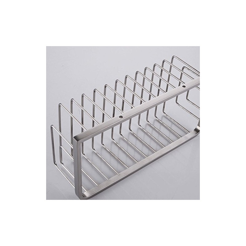 Konhard CS004 Solid Stainless Steel Bathroom Shower Caddy Wall Mount,