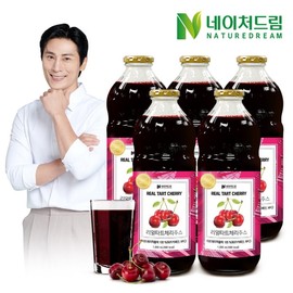 Nature Dream Real Tartsry juice 1000ml 5 Byungmong Morang City 100 nfc juice / 네이처드림 리얼 타트체리 주스 1000mL 5병몽모랑시 100 NFC착즙주스