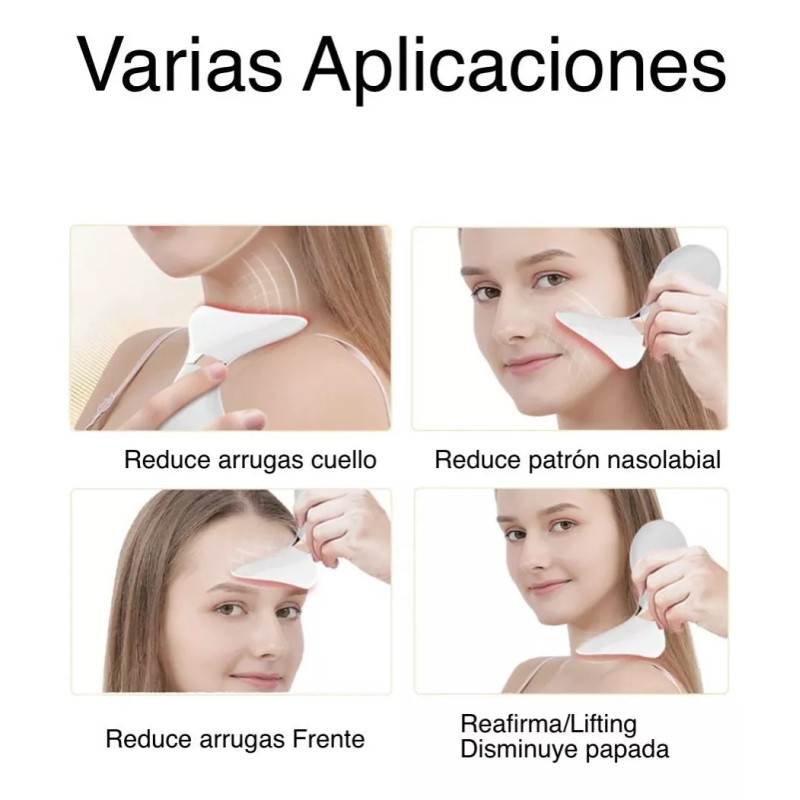 KEMETVOV Minihifu Facial Corporal+masajeado Cuello Papada Lifting+gel