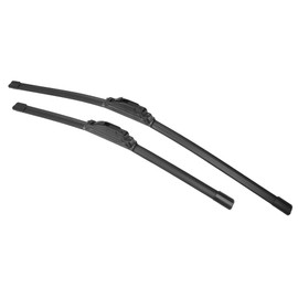 X AUTOHAUX 2pcs 26"+19" Silicone Front Windshield Wiper Blade for Honda Crosstour 2010-2016 for Honda Accord 2008-2017 Windscreen Wiper OE Replacement Set All-Seasons J/U Hook