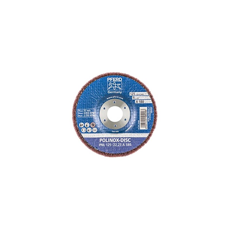 Pferd Polinox 44692262 Sanding Disc PNL Diameter 125 mm Width