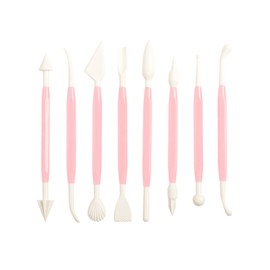 Mason Cash Set Of 8 Sculpting Tools , Red