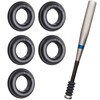 MIPREZT 5 Packs Baseball Bat Grip Choke Up Rings Choke