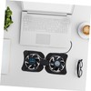 Vaguelly Portable Foldable Laptop Cooler 2 Fans Cooler for Notebook