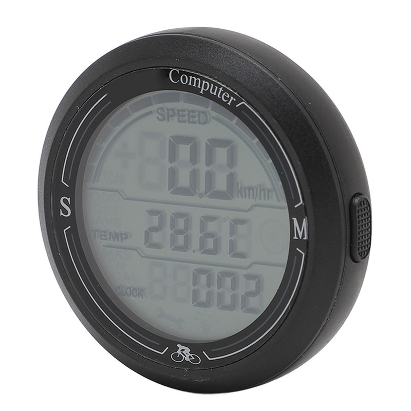 Cycling Speedometer Odometer Multi Function Electronic Speed Tester Temperature Time