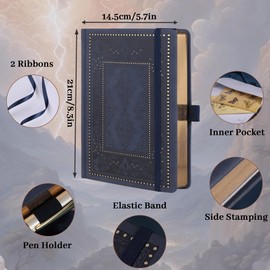 TIEFOSSI Bullet Dot Journals for Women Men, Dot Journals for Writing Women, 160gsm Thick Paper, 190 Numbered Pages, for Planner Organization