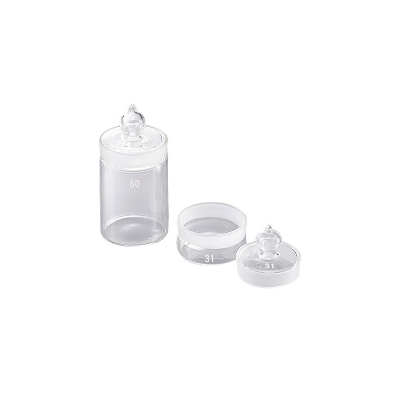 Azuone 6-743-05 Weighing Bottle, Tubular 2.0 x 3.1 inches (50