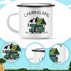 Perthlin 2 Pieces Camping Gift Men 1 Camping King Enamel