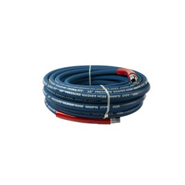 Interchange Brands 3652 50' X 3/8" High-Pressure Blue Heavy-Duty Non-Marking Hose with So/Sw Ends 6000psi