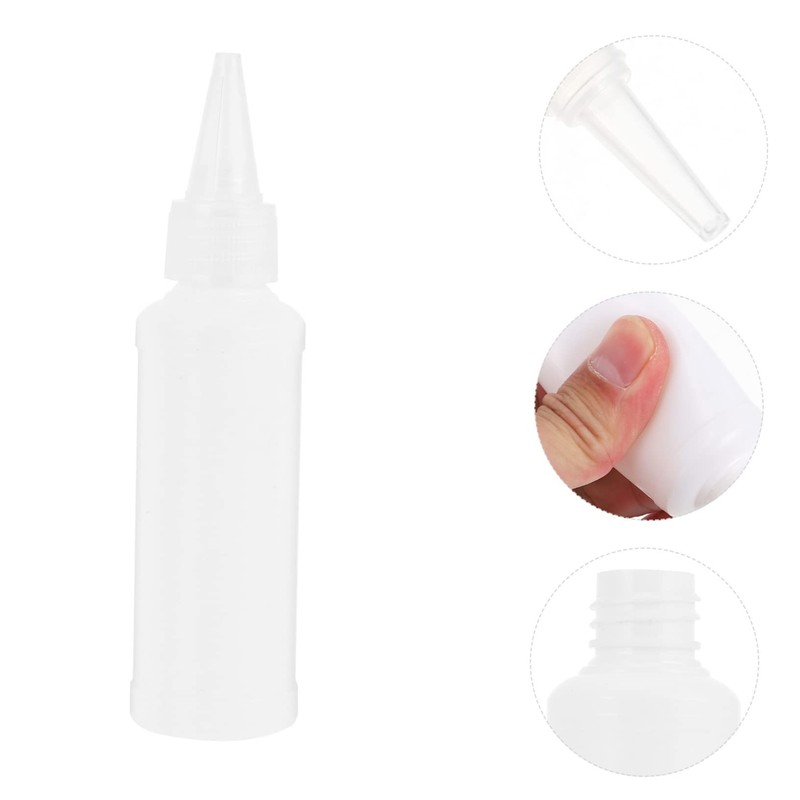 FOMIYES 2sets Oil Bottle Dispenser 50ml Squeeze Bottles for Hair