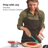 Kitchen Mama WaltzGrip Platinum Silicone Jar and Can Spatula Utensil
