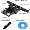 EZDIY-FAB USB3.1 Gen 2 Front Plate Connector 20-Pin Expansion Card