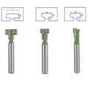 TOTOWOOD Keyhole Router Bits Set, 1/4" Shank Router Bit Set