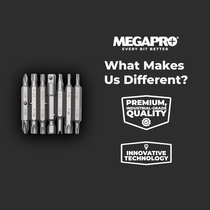 MEGAPRO® Replacement Bit Pack - The Automotive | 6 double-ended