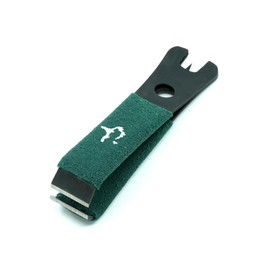 Kingfisher Fishing Accessory Fly Fishing Nippers with Soft Grip, Stainless Steel Blades, Eye Cleaning Needle (Green)