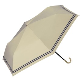 [2024] Wpc. 801-13719-102 Parasol Folding Umbrella, Light Shielding Sailor, Mini Beige, 100% Light Shield, 100% UV Protection, UPF50+, Rain or Shine, Women's, Korean, Fashionable, Cute, Simple,