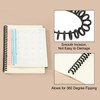 PATIKIL 12mm(1/2") Plastic Spiral Binding Coils, 50 Pcs Binding Spirals
