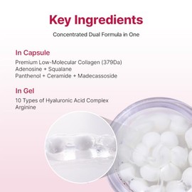 YADAH Crema Hydra Core con colágeno (50 g): hidratación, cuidado de las arrugas, reafirmante. Colágeno de bajo peso molecular, ácido hialurónico.