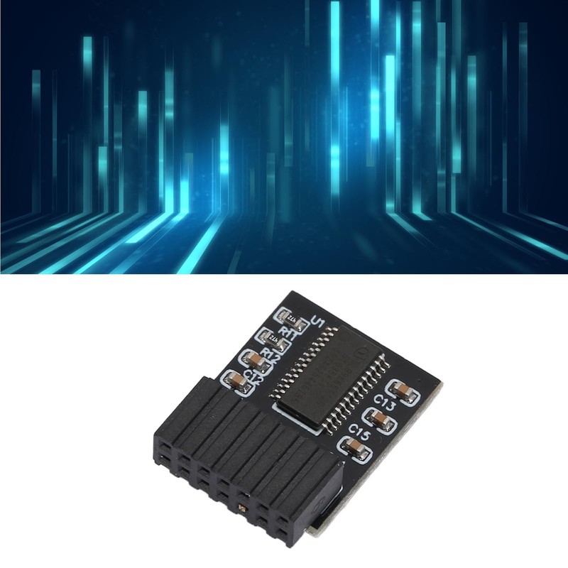 TPM 2.0 Module, 14Pin SPI TPM 2.0 Module Replacement for