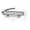 FELTECHELECTR Led Cold Light Range Hood Light Replacement Rectangular Kitchen