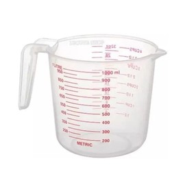 Aleissi | Jarra Medidora para Repostería y Cocina, Mide en Onzas, Mililitros y Tazas hasta 1L, Boquilla Antiderrames, Mango de Fácil Agarre