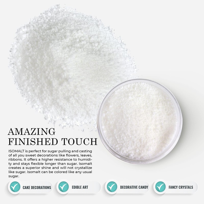 O’Creme Isomalt Crystals - Sugar Substitute for Crafting Decorative Accents,