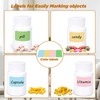 10 Pack Travel Pill Bottles - White Food Grade Plastic