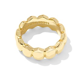 Kendra Scott, Women's, Kaitlin Band Ring, Gold Metal, 7