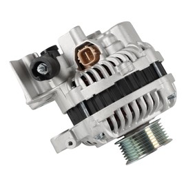 VeloxDrive Alternator Compatible with Honda Civic 2006 2007 2008 2009 2010 2011 L4 1.8L, 80A 7-Groove Pulley Clockwise Rotation, 11176, 11176N, 31100RNAA01, 31100RNAA012M2