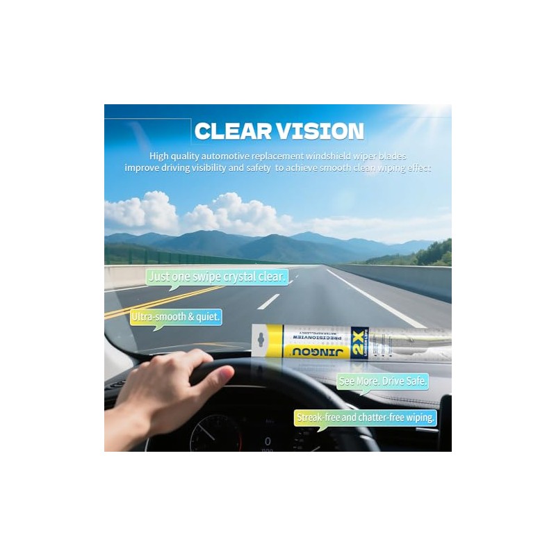 Premium All-Season Windshield Wiper Blades for Toyota