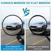 Accmor 2pcs Bike Mirror, Bar End Bicycle Riding Rearview Mirrors