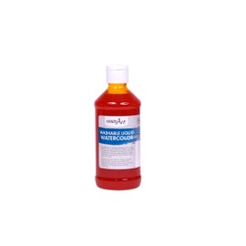 Handy Art Washable Liquid Watercolor 8 ounce, Tangerine