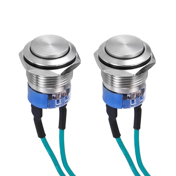 DMiotech 2 Pack 19mm / 3/4" Stainless Steel Latching Push