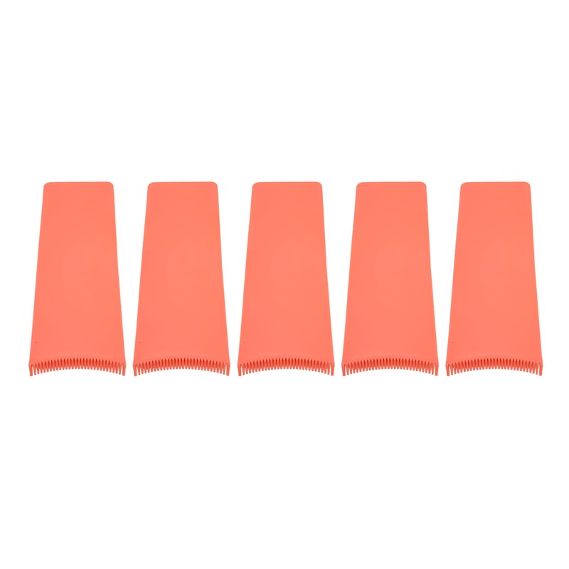 5Pcs Balayage Board 12in Long Round Teeth Safe Durable ABS