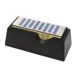 4 Sided Sharpening Stone Diamond Hone Block Kitchen Knife Sharpener Whetstone