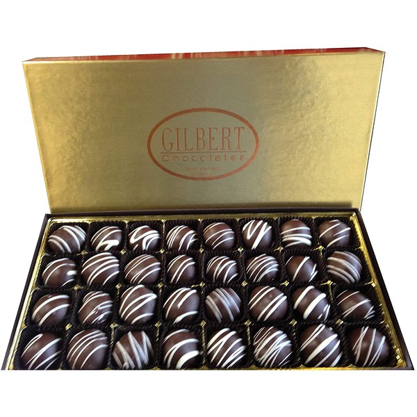 Gilbert Chocolates Dark Cherry Cordials - 18 ounces of liquid cherry center goodness