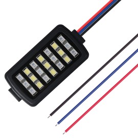 Kinstecks 21LEDs Flashing Strobe Lights Anti-Collision Lighting Brake Light for Motorcycle Car SUV Boat