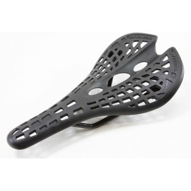 Lightweight 7.4 oz (210 g) Leather in timeless racing saddle shape with new features and style Spider Saddle TAOK (Black)