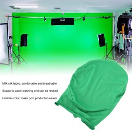 Green Screen Hood, Screen Hood Mask Effects Wallpaper Background Hood for Green Screen Photography Photo Video Film Make (Green)