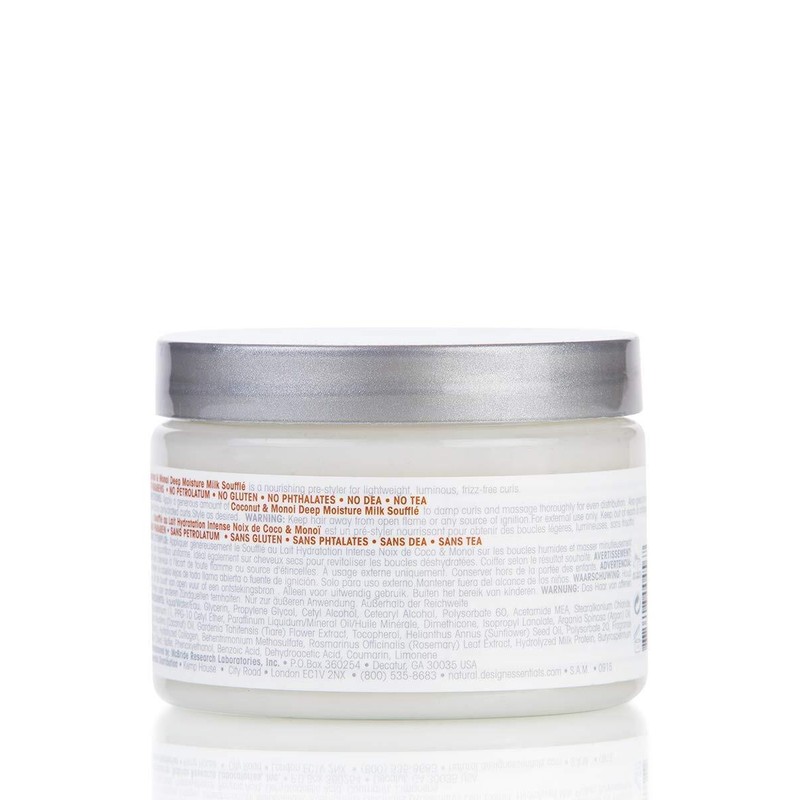 Design Essentials Coconut Monoi Deep Moisture Milk Souffle for Curls