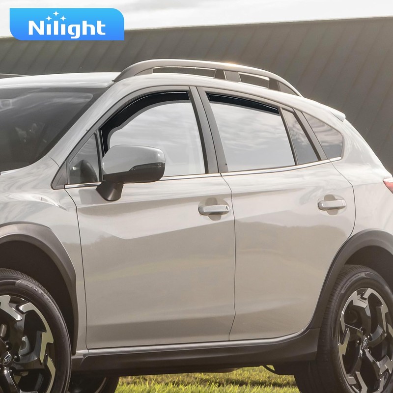 Nilight Vent Window Visors for Crosstrek 2018-2023 Impreza Hatchback 2017