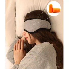 방음귀마개 남여공용 안대 소음방지 안대 수면 여성 눈 귀마개 [핑크] Noise-Cancelling Earplugs for Men and Women with Sleep Mask [Pink]
