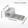 8Pcs Couch Spring Clips, 4 Holes Upholstery Furniture Spring Clips