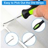 Window Screen Repair Kit Mesh Screen Spline Roller Repair Tools