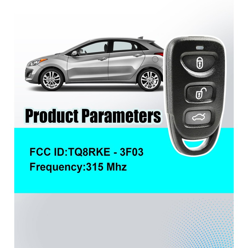 Remote2program 2PCS Simple Key Keyless Entry Remote Control Replacement for