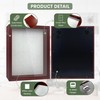 ILOT 12"x16" Solid Wood Mahogany Display Shadow Box Frame -