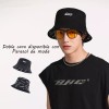 THE9SHOP Sombrero Sol Pescador Bordado Doble Cara/ Gorras Bucket Hat